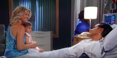 Avery with her dad and Carly