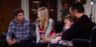 Avery with her dad, sister Kiki and brother Morgan