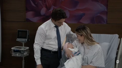 Michael and Sasha marvel at their daughter (2025)