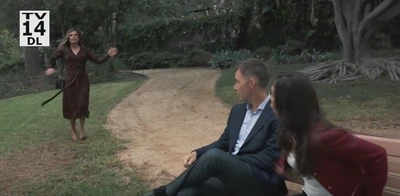 Lucy Coe updates Valentin and Anna on their spy efforts against Victor (2022)