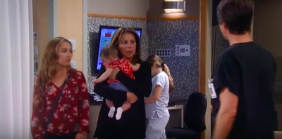 Arriving at the hospital