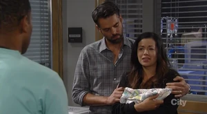 Sabrina hands over Gabriel