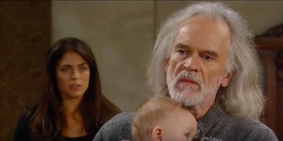 Britt admits to Faison that she isn't Rocco's biological mother