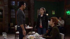 Nathan and Maxie run into each other at Kelly's