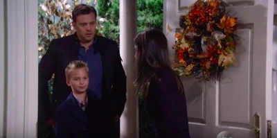 Arriving for the playdate