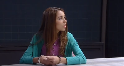 Molly in handcuffs