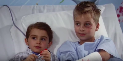 Brothers Aiden and Jake