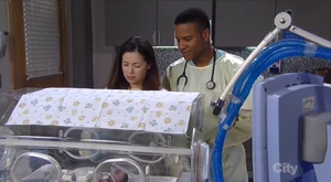 Gabriel with his mom and uncle Felix