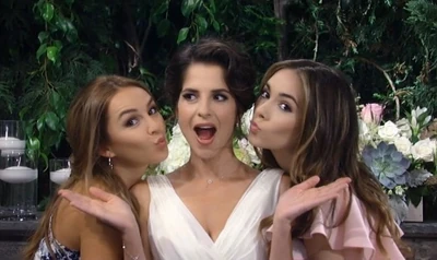 The Davis girls at the Sam's wedding