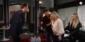 Maxie starts cramping