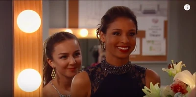 Kristina helps Valerie out backstage