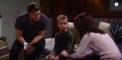 Jake wants his dad to stay after he has a scare