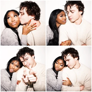 Winter sweater photoshoot collage (2023)