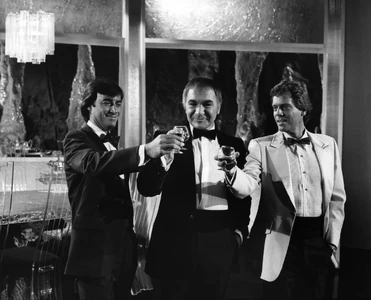 The Cassadine brothers toast to their scheme (1981)