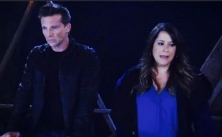 At Hangman's Bridge, Jason and Robin Scorpio-Drake talk (2017)