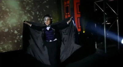 The Phantom interrupts Cameron and Emma's tango