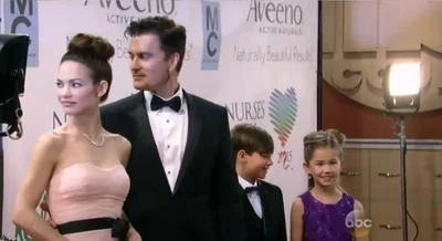 Elizabeth, Ric, Cameron and Emma on the red carpet