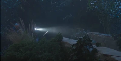 Robert and Anna in the garden on Cassadine Island