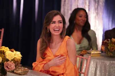 Emma enjoys the show