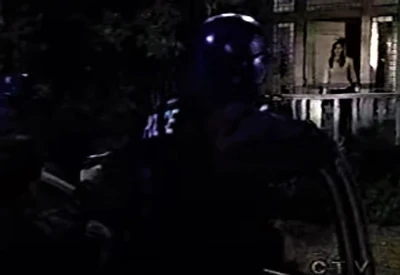 Emily exits first, SWAT sees her (2004)