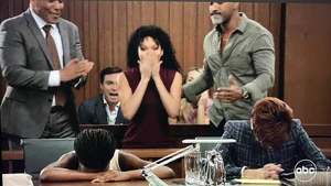 Celebrating the charges dropped against Trina (2022)