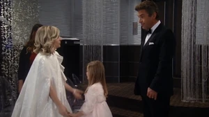 Maxie, daughter Georgie, and Mac