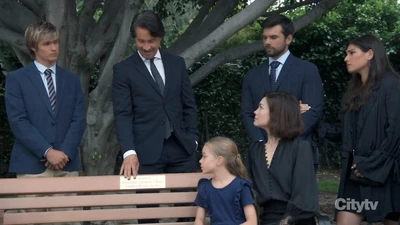 A bench is dedicated to the memory of Gregory (2024)