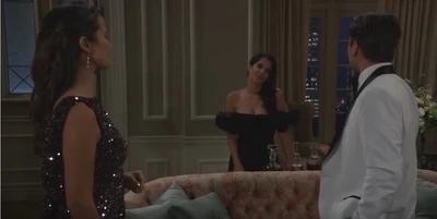 Dante and Sam talk football with Dallas in her room at Le Lucien Casino (2021)