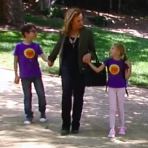 Spencer with his grandma Laura and cousin Charlotte