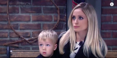 Rocco with his mom on Christmas