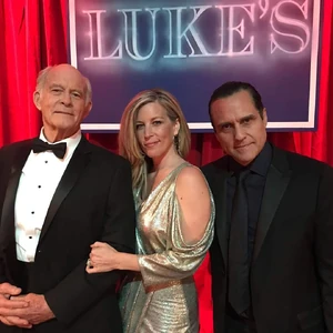 Mike, Carly Spencer, and Sonny Corinthos at the 1-night recreation (2018)