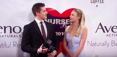 Dillon and Kiki on the red carpet