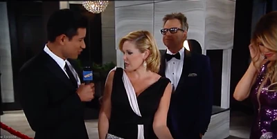 Ava and Scott on the red carpet