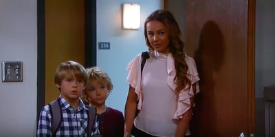 Jake, Danny and step aunt Kristina visit Jason