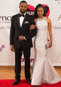 Andre and Jordan on the red carpet