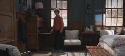 Danny pokes around his dad's boarding room above Bobbie's (2024)