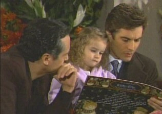Kristina with her dad and uncle