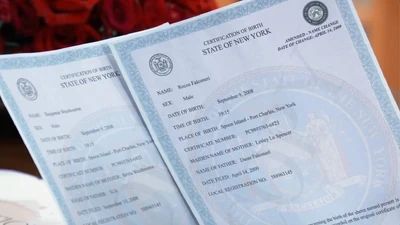 Rocco's 2 birth certificates (2025)