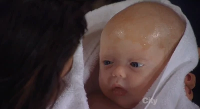 Rocco shortly after birth