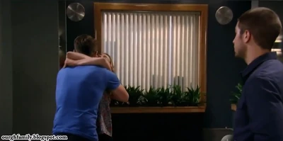 Kristina and Michael hug