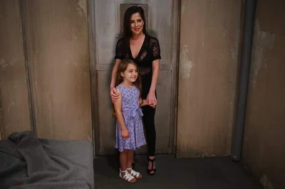 Scout with her mother Sam in her father Drew's Hallucinations (2021)