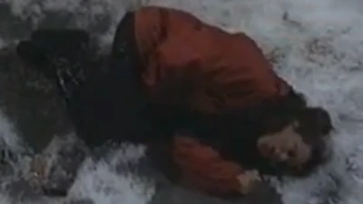 Alexis in labor in the snow