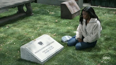 Trina visit's Spencer's "grave" (2024)