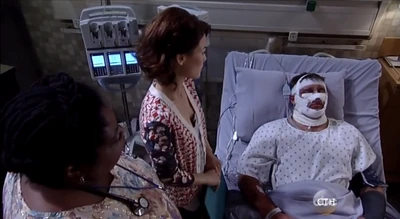 Elizabeth watches over Jason (Miller)