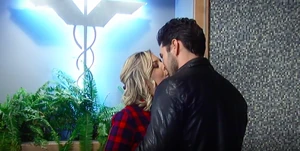 You and the baby are healthy, that's all that matters *kiss*