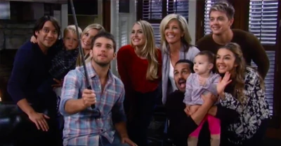 The Corinthos clan (plus Kiki) on Christmas