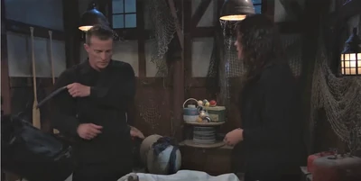 Hiding in the boathouse on Cassadine Island (2021)