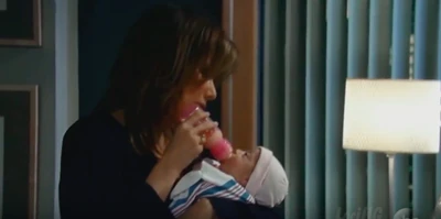 Alexis feeds Scout