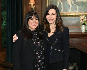 Daughter and mother, Robin and Anna, at Sean Donely's memorial service in Ireland (2021)