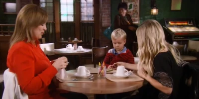 Rocco with his mom and grandma Laura